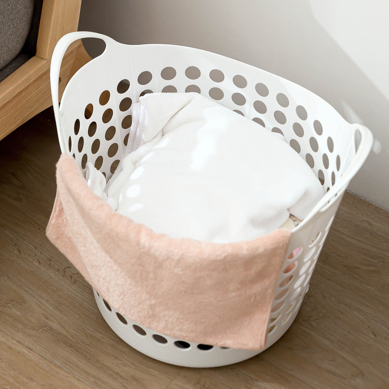 CNMF Household Multi-functional Dirty Clothes Basket Large-capacity Storage Basket Plastic Laundry Bucket