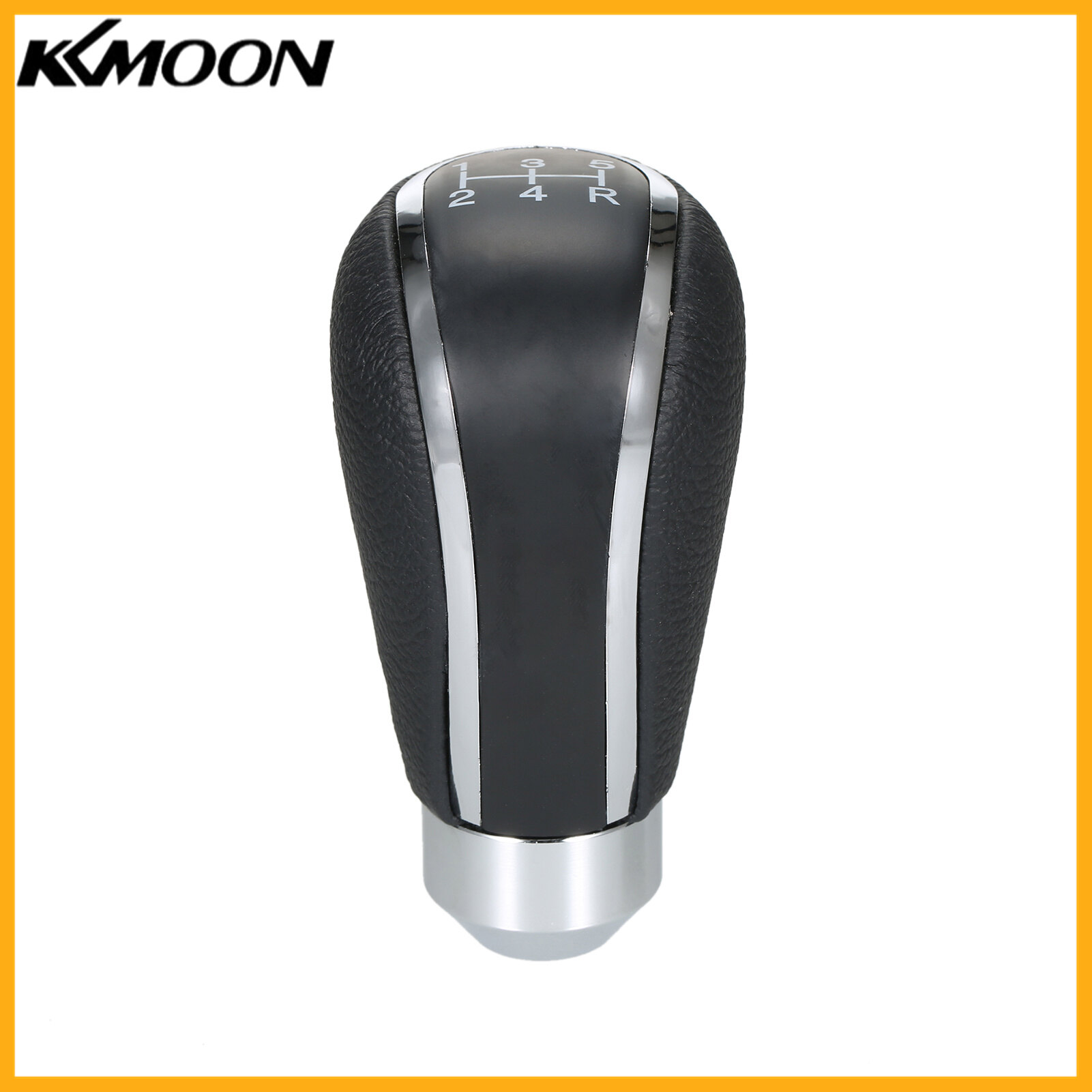 KKmoon Automatic Shift Knob Car Gear Shift Shifter Knob Stick Head Handle Lever Manual Black Replacement for GM