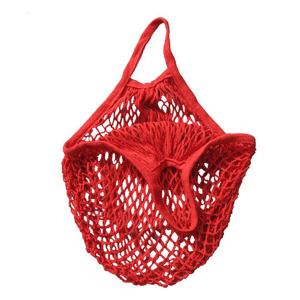 YESPERY Mesh Net Bag String Shopping Bag Reusable Fruit Storage Handbag Totes