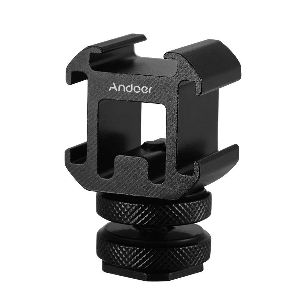 Andoer 3 Bộ Chuyển Đổi Gắn Giày Lạnh Bộ Chuyển Đổi Gắn Trên Máy Ảnh Dành Cho Máy Ảnh DSLR, Cho Đèn LED Video Màn Hình Micro
