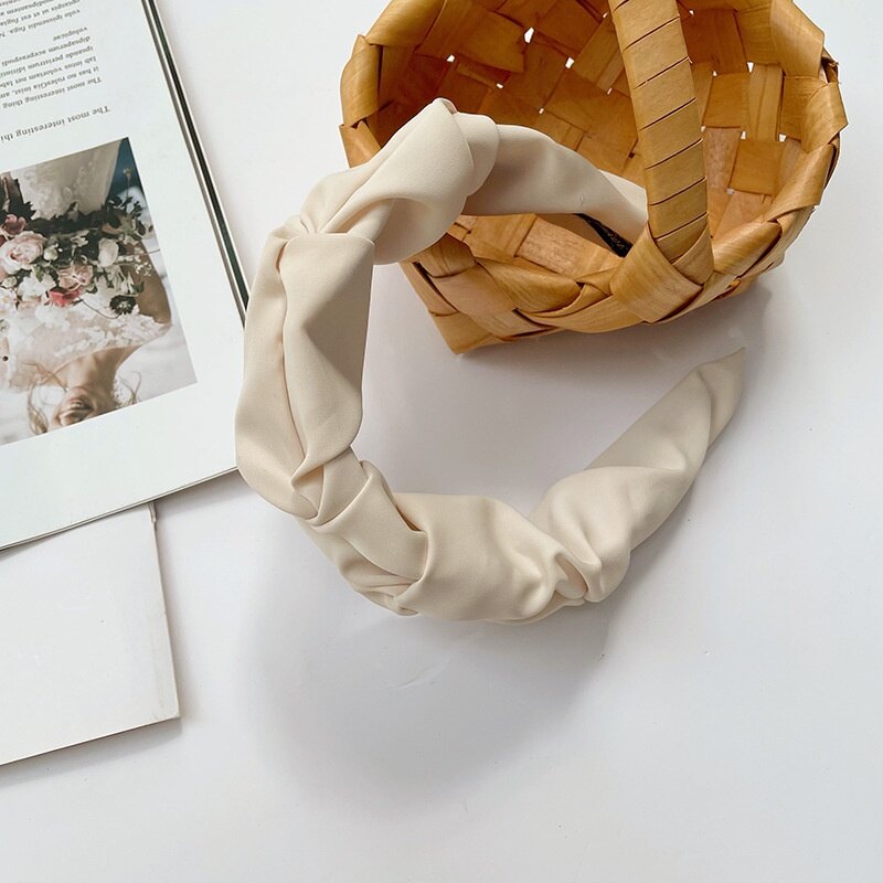 New Korean Hair Band Fashion Vintage Wide Brim Headband For Woman Girls Hair Accessories