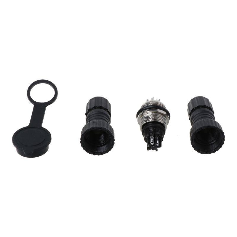 GX16 Waterproof Aviation Connector Plug Socket Sensor Encoder 2/3/4/5/6 Pin New