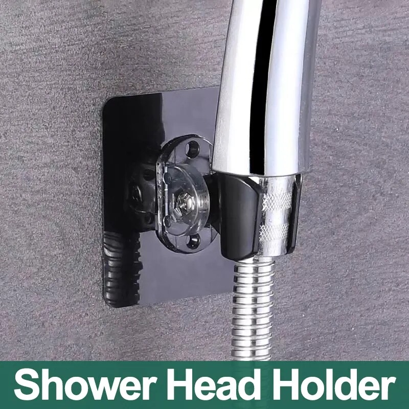 Adjustable Shower Head Bracket Shower Bracket Wall-mounted Self-adhesive Bathroom Bracket Bathroom Shower Head Accessories