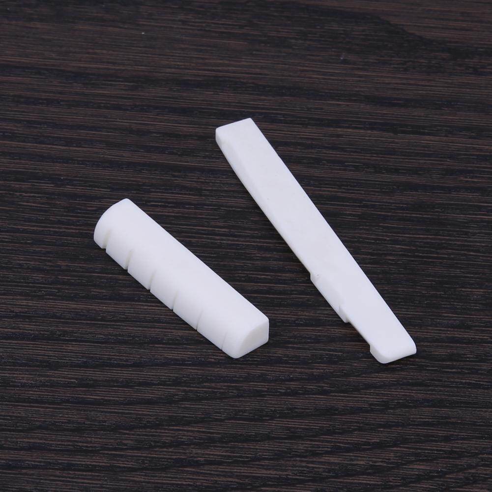 Buffalo Bone Guitar Bridge Nut Yên Cho 6 Dây Guitar Cổ Điển Trắng EDD2