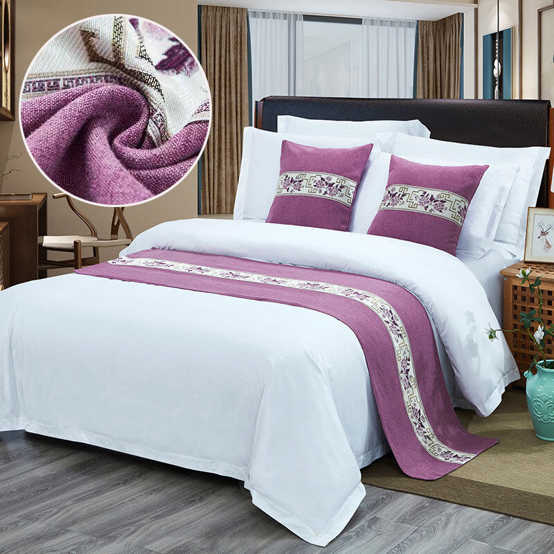 Bed runners Queen Twin Extra Long bed runners for hotel decoration bed