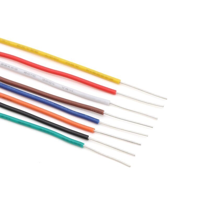 UL1007 PVC 20AWG Tinned Copper Single Core Wire Cable Line 10Meter