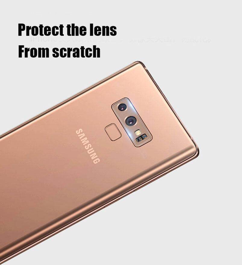 LUOWAN [2 pack] For Samsung Galaxy S10 Plus S10E Back Camera Lens Tempered glass screen protector full cover HD(Clear)