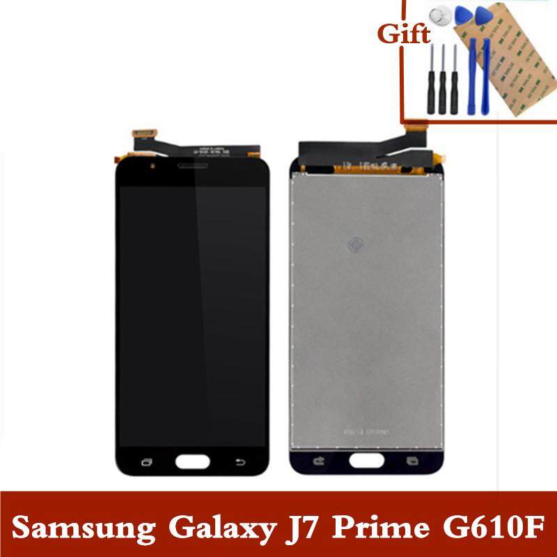 สำหร บ Samsung Galaxy J7 Prime G610f จอแสดงผล Lcd เคร องอ านพ ก ด Samsung Galaxy J7 Prime G610f จอ