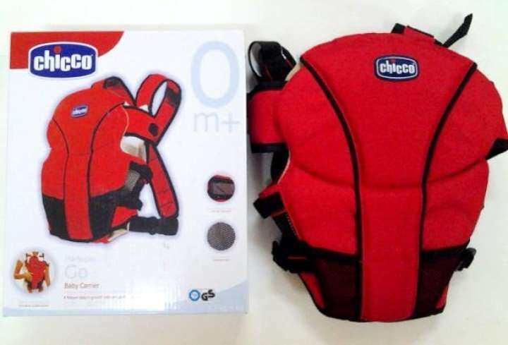 chicco backpack baby carrier red