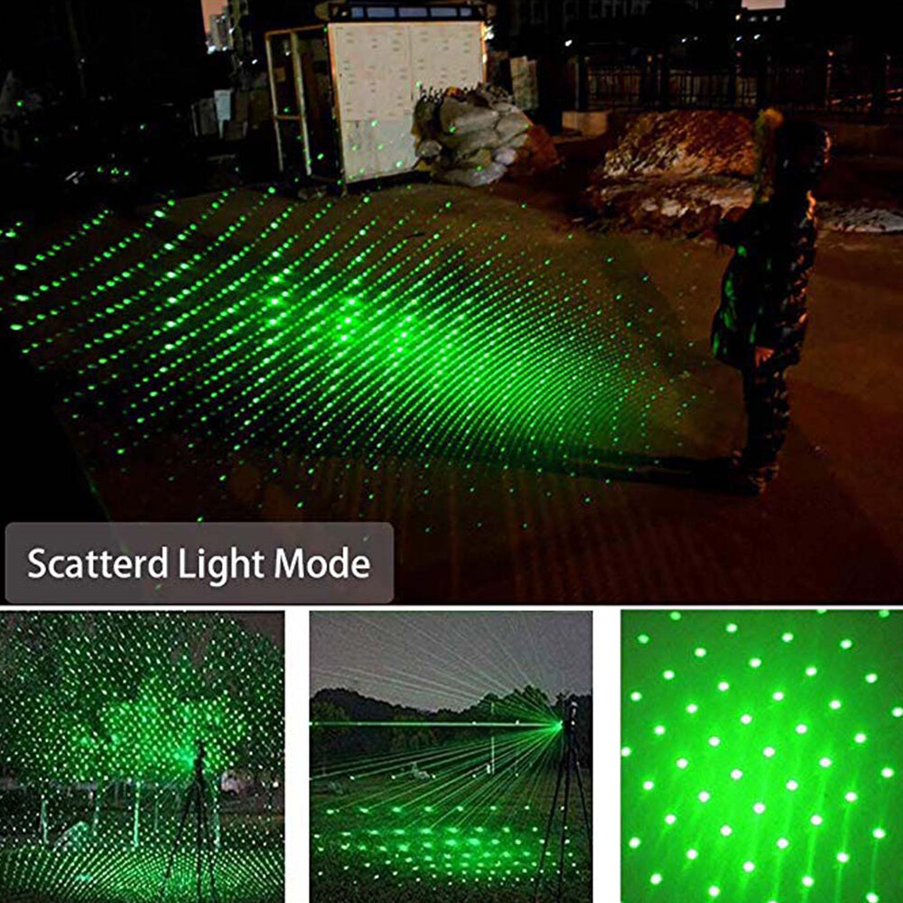Đèn Chùm Tia Laser Xanh Lục 303ubs Mạnh Mẽ, Tập Trung Điều Chỉnh Lazer Với Bút Laser, Đầu Trận Đấu Bùng Cháy
