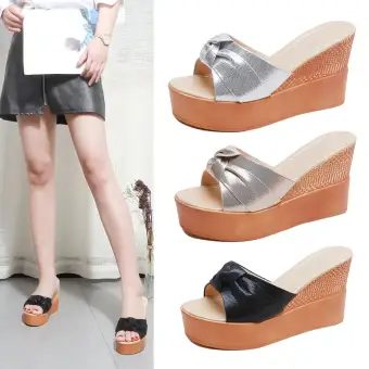 sandal wedges lazada