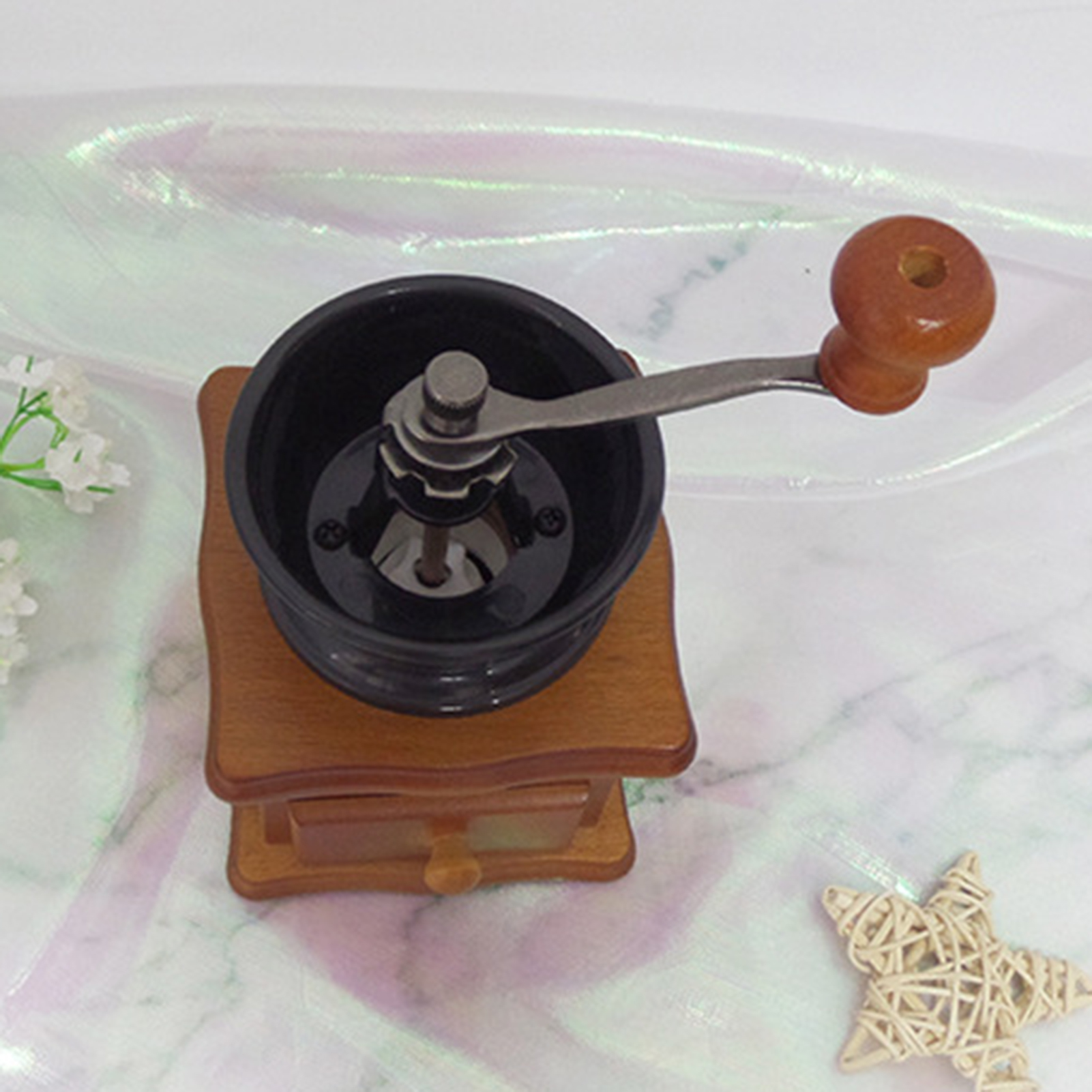 Effective Manual Grinder Metal Practical Adjustable Spice Grinder for Home