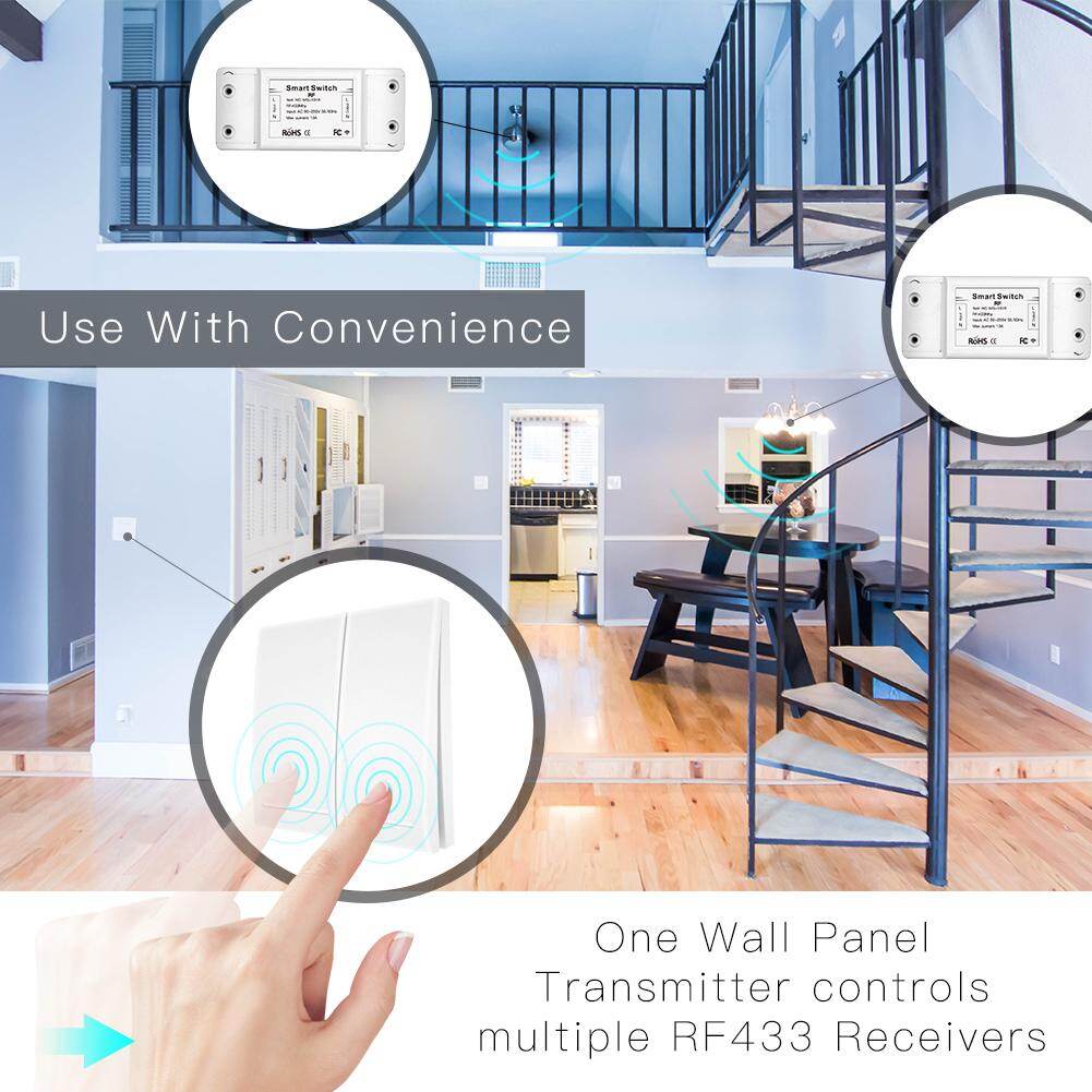 Công tắc điện kết nối không dây thông minh qua wifi tiện dụng cho gia đình - INTL