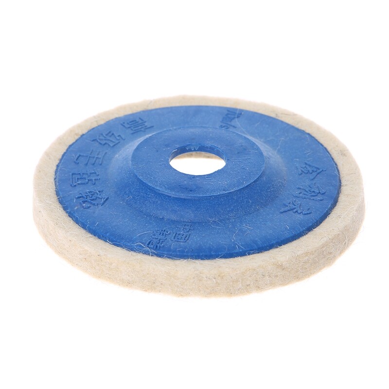 5 Cái 4 ''Vòng Đánh Bóng Bánh Xe Nỉ Len Đánh Bóng Pad Buffer Disc Công Cụ