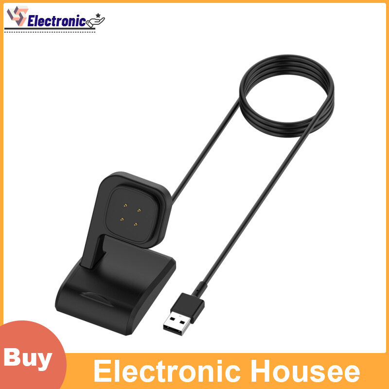 Watch Charger Magnetic Fast Charging Stand Dock Station Compatible For Fitbit Versa4/versa3/sense/sense2