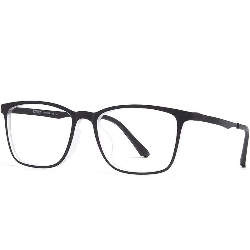 FIRADA Fashion Light Luxury Eyewear Retro Square Titanium Eyeglasses Optical Prescription Glasses Frame For Men And Women 8808