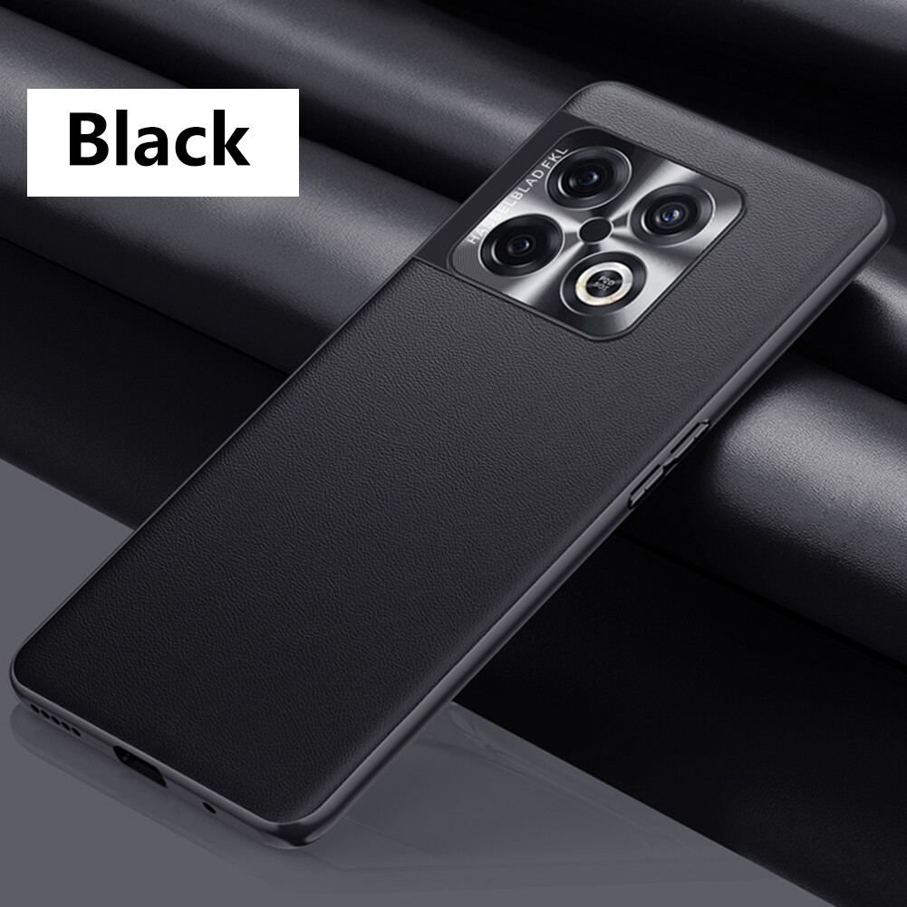 Leather case for oneplus 10t case shockproof back cover bumper for oneplus ace pro hard pc mobile phone case for 1+10 pro casing