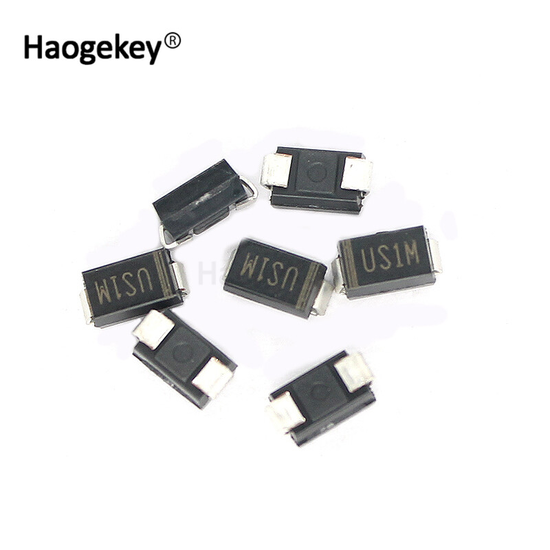 100PCS US1M HER108 SMA Schottky Diode 1A 1000V
