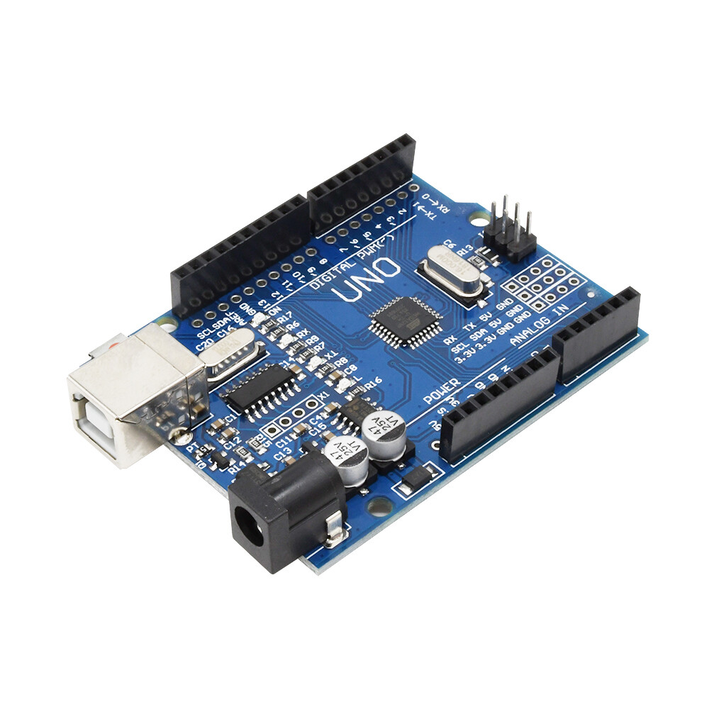 Bo Mạch Điều Khiển USB UNO R3 ATmega328P CH340G & Cáp USB Miễn Phí Tự Làm