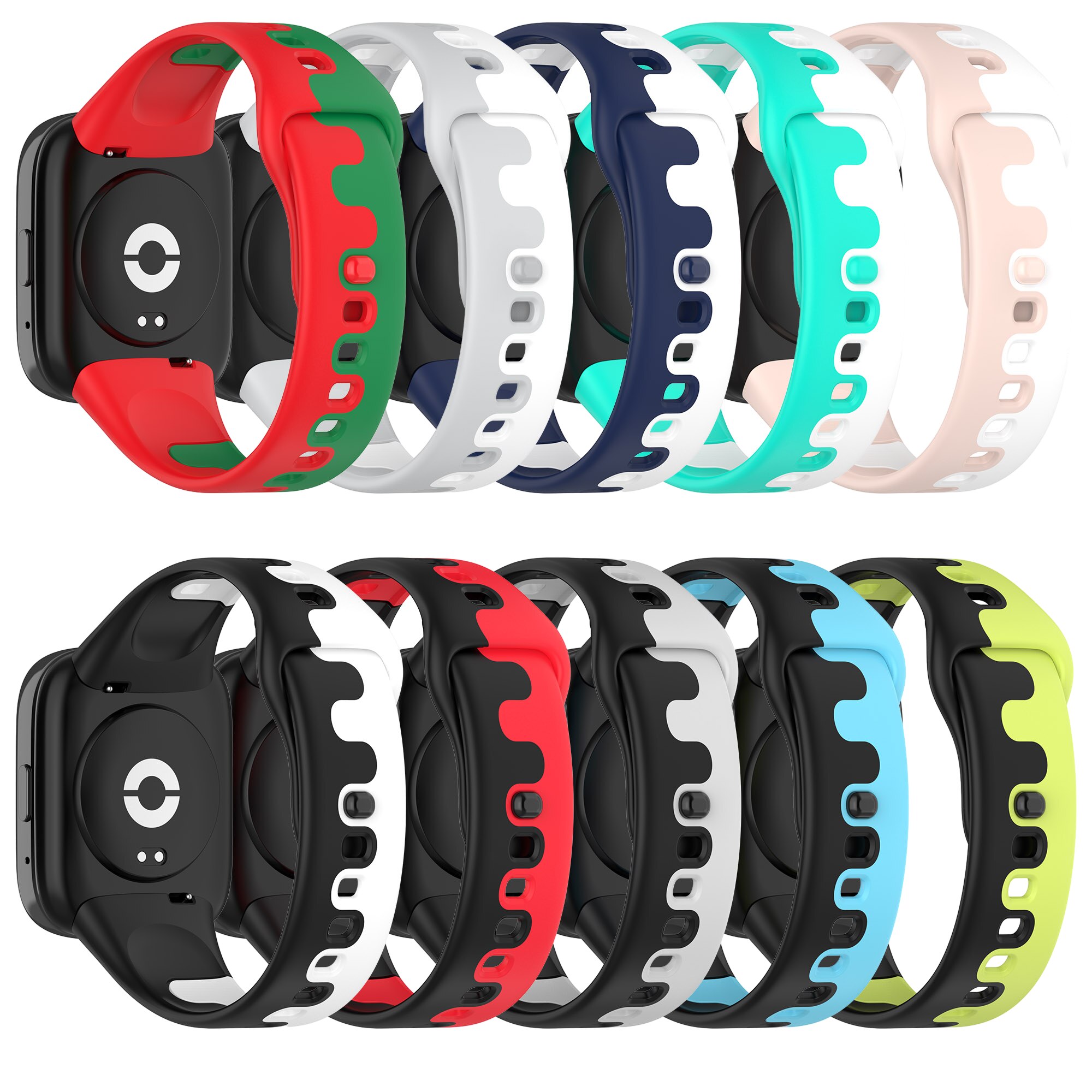 Silicone Strap for Redmi Watch 3 Active Strap Smart Watch Replacement Strap for Xiaomi Redmi Watch 3 Strap