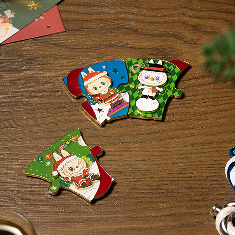 POP MART THE MONSTERS Let's Christmas Series-Nam Châm Tủ Lạnh