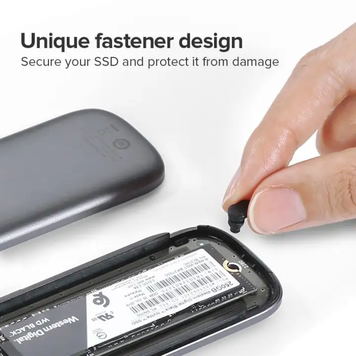 M2 Ssd Case Nvme Pcie External Hard Enclosure Hdd Box M 2 To Usb Type C 3 1 Gen2 M Key Adapter For Shopee Indonesia