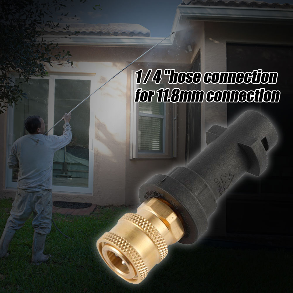 Universal Pressure Washer Tool Adapter 1/4 Quick Connector for Karcher K2 K3 K4 K5 K6