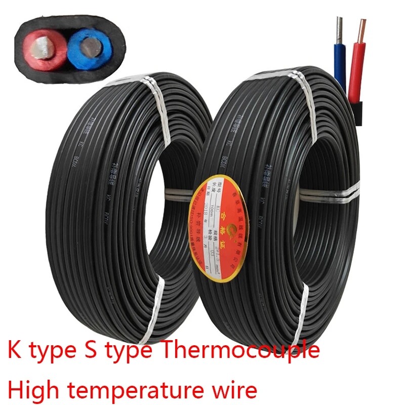 KC2X1 Compensation Wire SC2X1 K type S type Thermocouple Connect Wire High Temperature wire Temperature Measurement wire