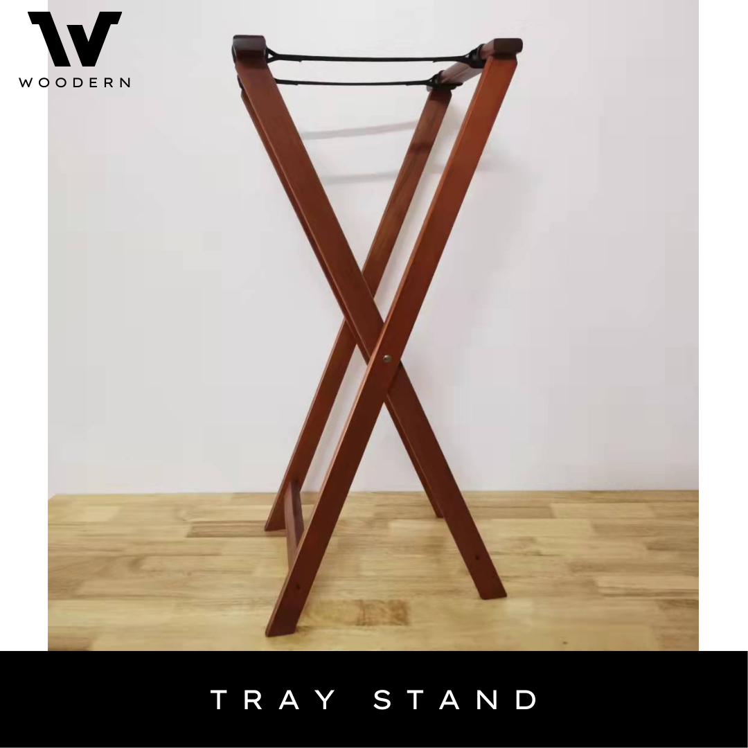 Wooden Tray Stand Waiter Dummy Stand Lazada