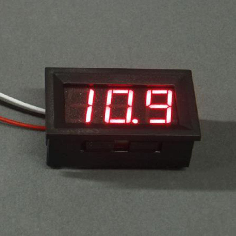 DC 4-30V 0.56 Inch 3 Wire LED Digital Voltmeter Voltage Meter Volt Instrument Tool DIY Home Use Three Digital DC Meter