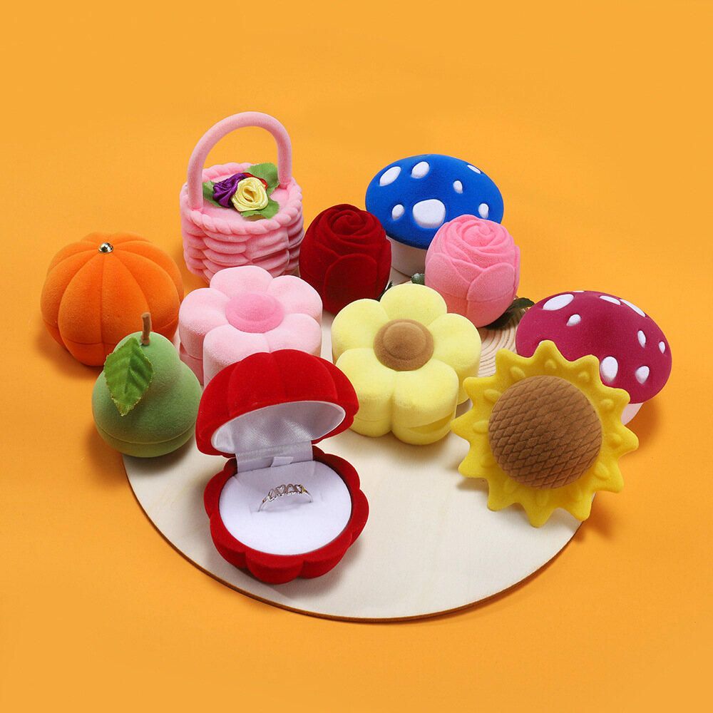 Creative Storage Ring Box Jewelry Gift Box Cartoon Ring Box Ring Box Western Cowboy Hat Ring Box