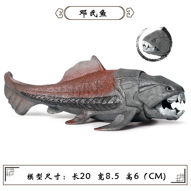 Prehistoric Sea Life Animal Megalodon Dunkleosteus Terrelli Fish Action Figure Plesiosaurus Dinosaur Model Collection Toys Gifts