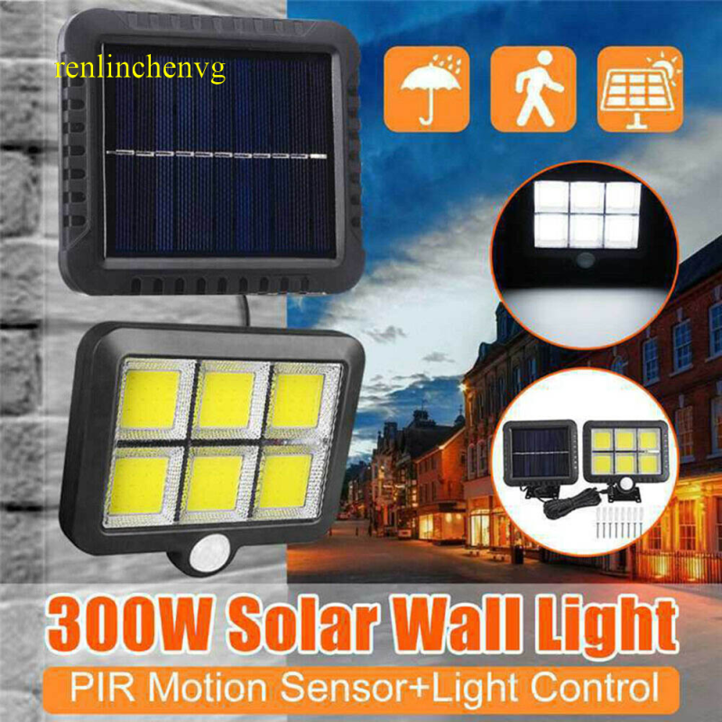 120 Chuyển Động Năng Lượng Mặt Trời LED Đèn Cảm Biến Ngoài Trời Đèn Rọi Vườn Đèn An Ninh