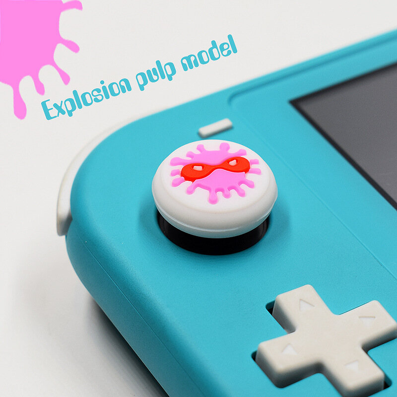 2 Chiếc Nắp Ốp Silicon Chỗ Đặt Ngón Cái Cho Bộ Chuyển Đổi Nintendo Nắp Bảng Điều Khiển Joycon Cho Bộ Chuyển Đổi Nintendo Lite