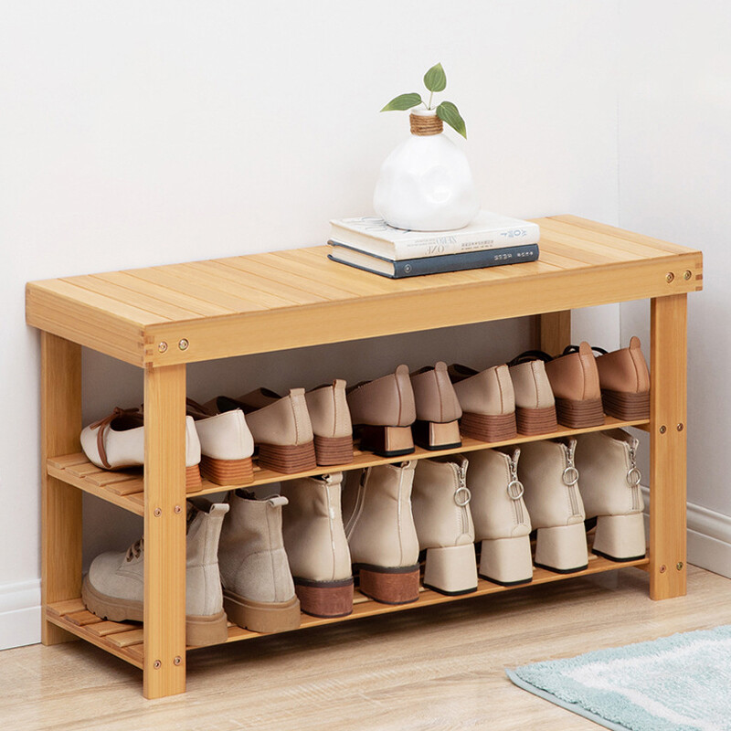 Shoe-changing stool household solid wood stool sofa stool low stool fabric stool pedal children's wooden bench long stool