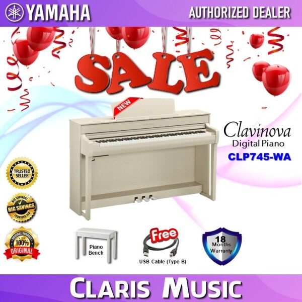 CLARIS MUSIC YAMAHA CLAVINOVA DIGITAL PIANO-NEW UNIT! (CLP745 WA / CLP-745WA / CLP-745 / CLP745-WA / CLP745WA) -WA Malaysia