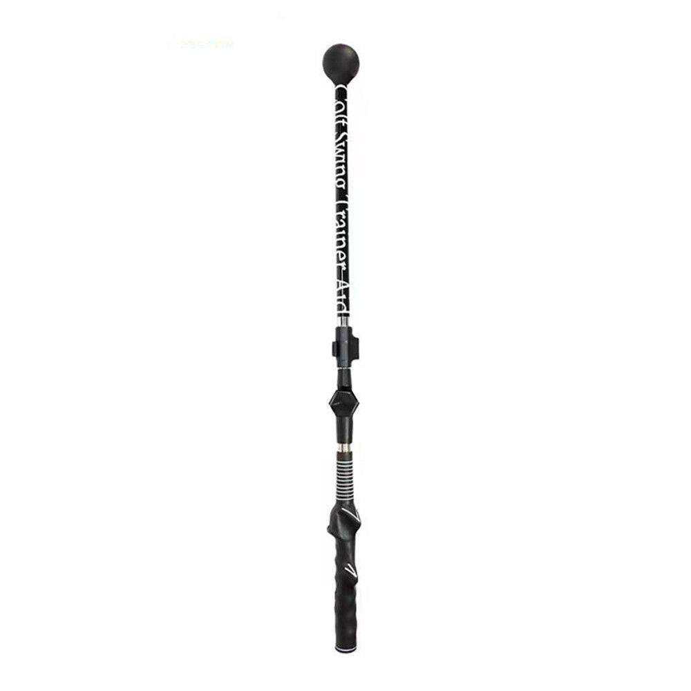 LUQIU Portable Outdoor Corrective Posture Heavy Head Training Stick Golf Swing Trainer Practice Golf Clubs Teaching Aid