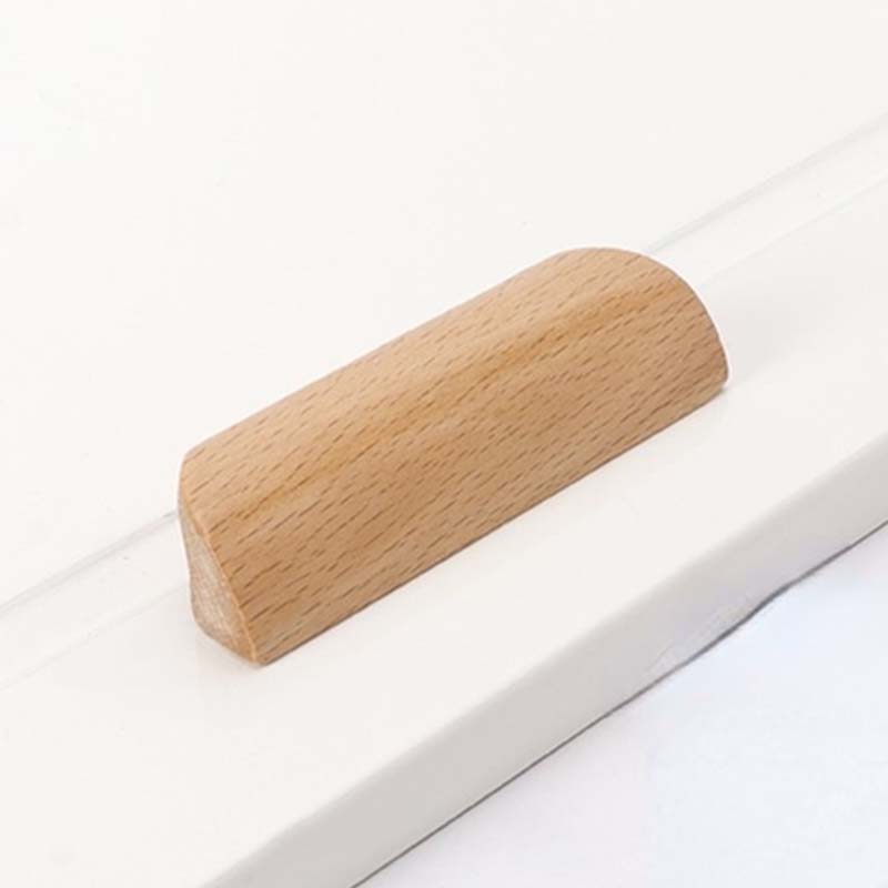 u2y7 1PC Dresser Pulls Handles Knobs Baside Beech Wooden Drawer Knobs Furniture Handles Cabinets