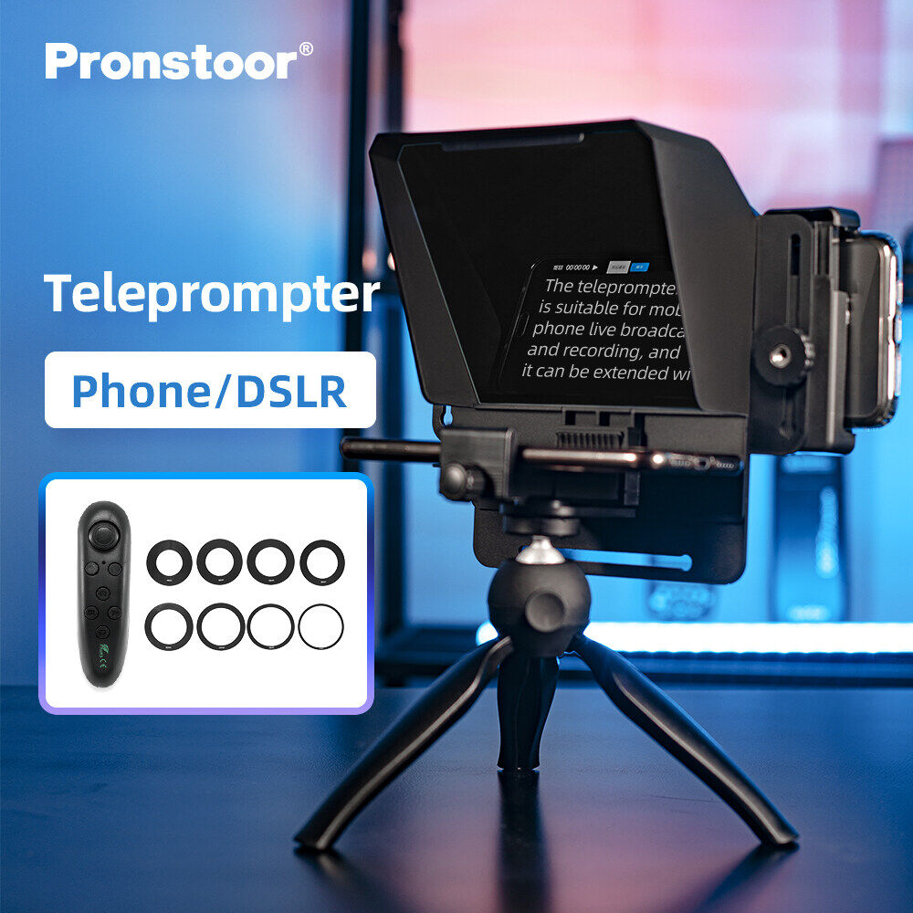 Máy Ghi Hình Cầm Tay Mini Teleprompter Quay Video Tạo Tác Di Động Có Điều Khiển Từ Xa Để Ghi Hình Điện Thoại Và DSLR Kit Ghi Hình Đa Năng - Lazada |