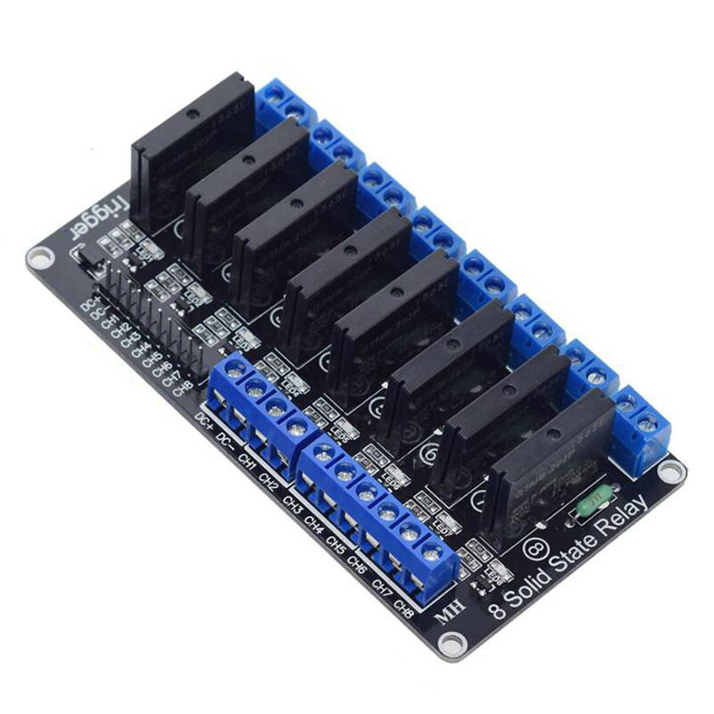 5V Relay 8 Channel OMRON SSR Low Level Solid State Relay Module 250V 2A For Arduino
