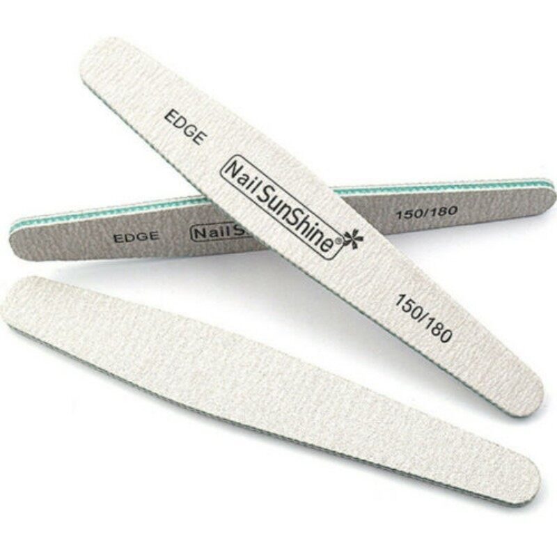 Nail Files Double-Side Sandpaper Sanding Polish Buffer Board Nail Art File Pedicure Manicure Tools Supplie 100/180 Grit