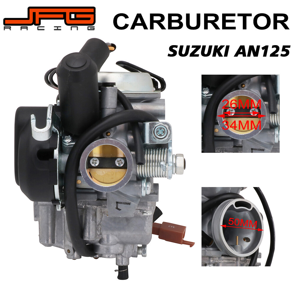 JFG Racing motorcycle 26mm Motorcycle carb Carburetor Carburador For Suzuki AN125 an125 Scooter ATV Motorbike Part