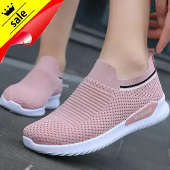 ladies flat walking shoes