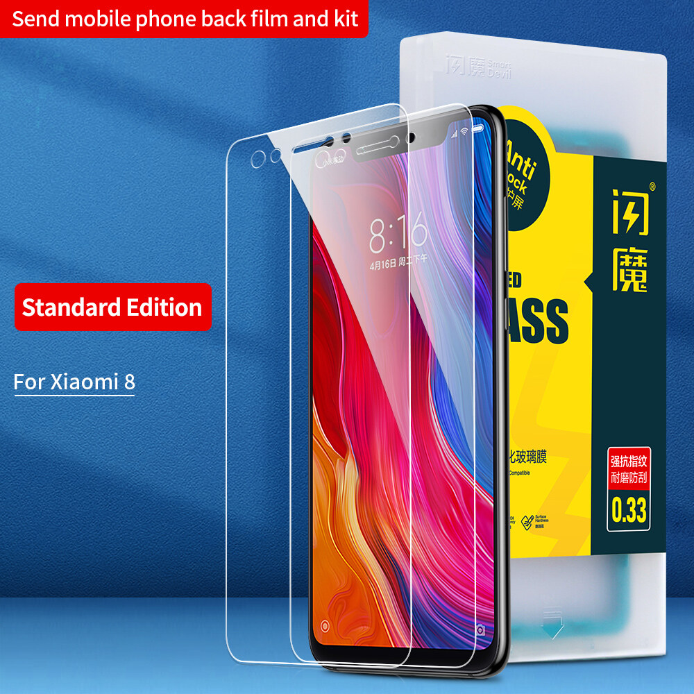 Miếng Bảo Vệ Màn Hình Kính Cường Lực Thông Minh SmartDevil Dành Cho Xiaomi8/9/9Pro 10Youth 8/9SE RedMi Note8/7Pro K30 K30i K30Pro K20 K20Pro Mix2/2S Lớp Phủ Không Đầy Đủ Mạ Nano Chống Vân Tay Chống Ánh Sáng Xanh phim