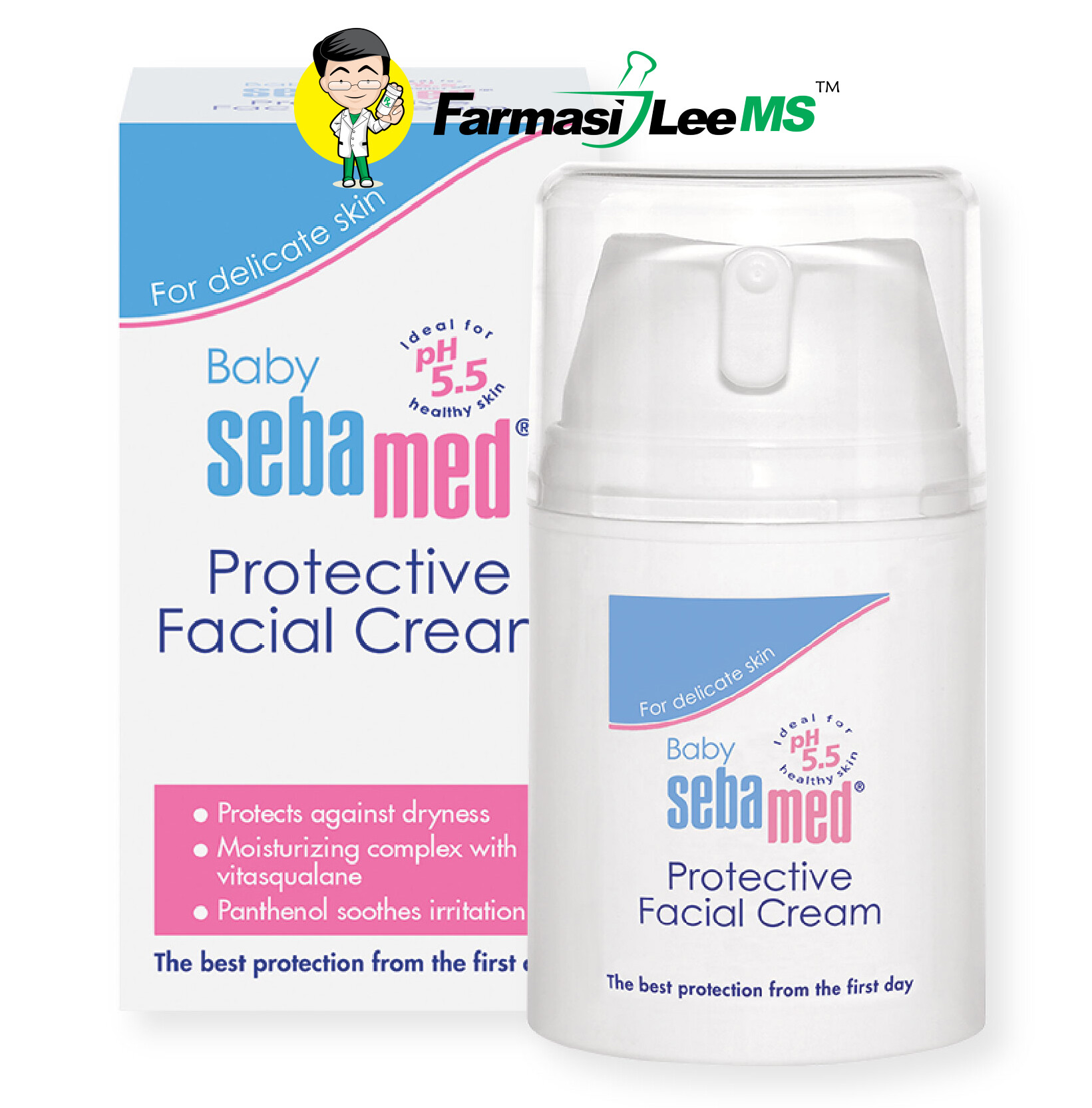 sebamed baby protective facial cream