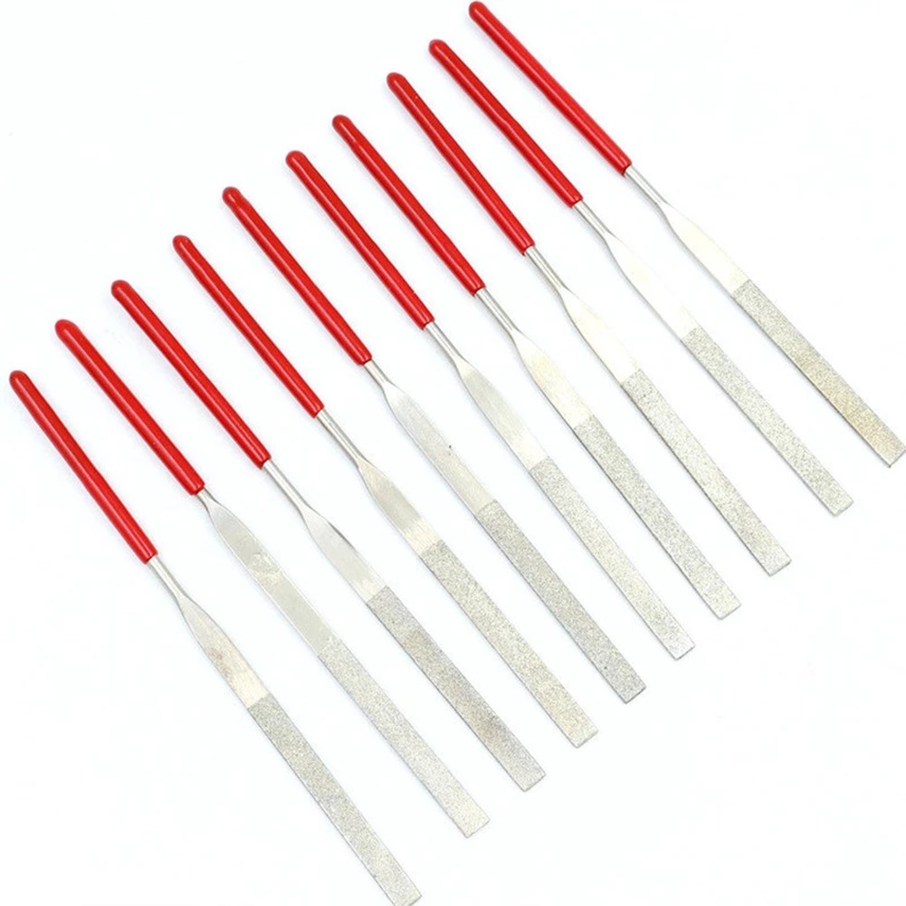 Needle Files Set Mini Needle Files Home Room Electroplated Diamond Flat Grinding