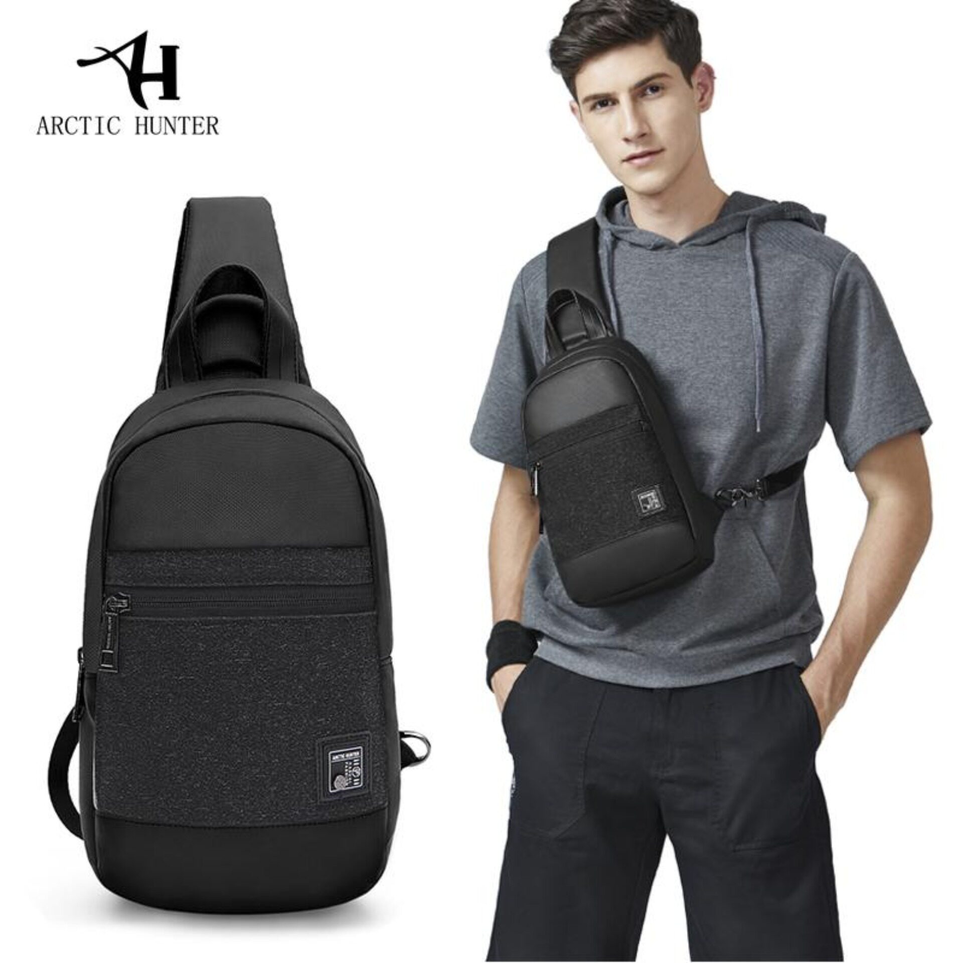 Arctic Hunter Mens Sling Bag,Mens Shoulder Bag,Crossbody Bag for Men,Chest  Bag - YouTube