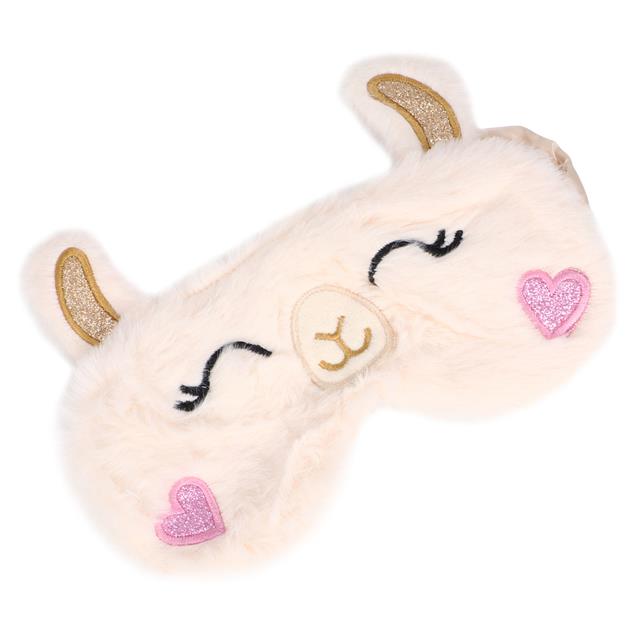 Girl Stuffed Animals Plush Eye Cover Fluffy Slepping Blindfold Mask Blindfolds Sleeping Child