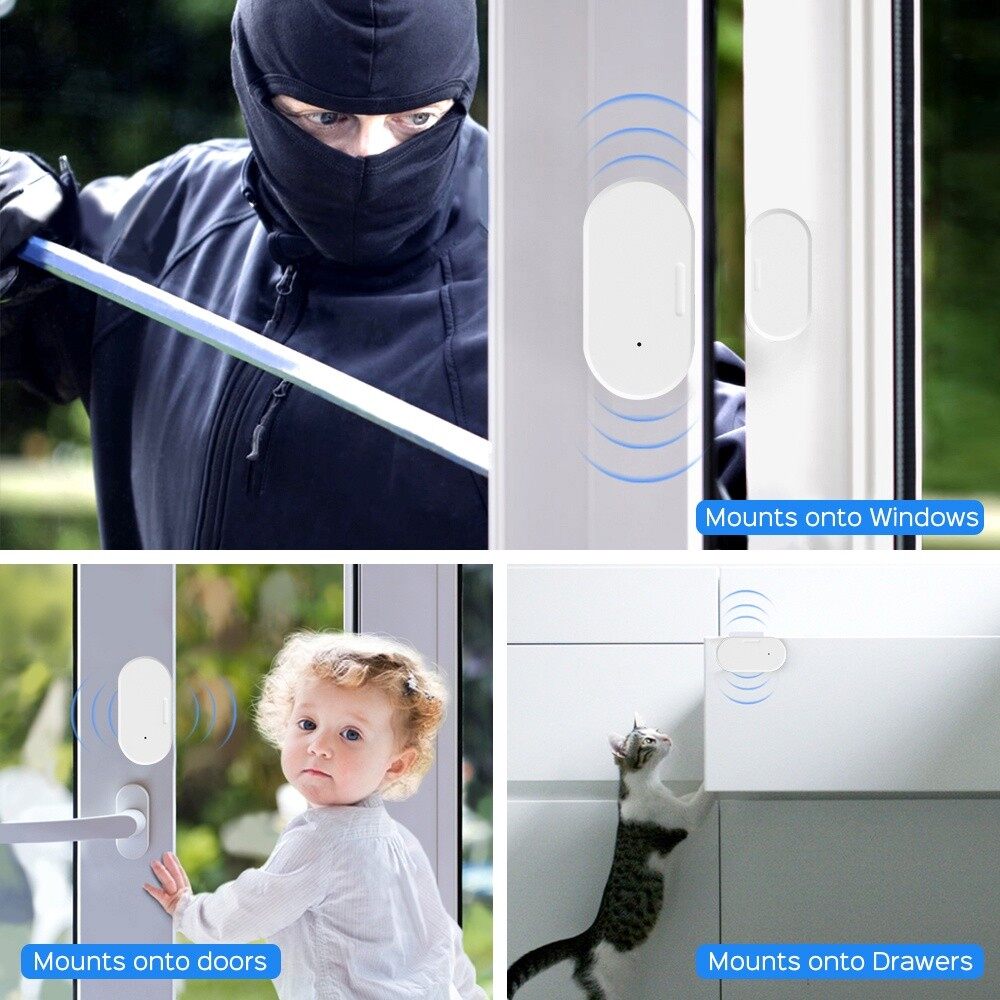 E Cuộc Sống cửa hàng thông minh Tuya Thông Minh ZigBee Wifi 2 Trong 1 CỬA SỔ từ cảm biến cửa cảm biến ánh sáng Ánh Sáng Detector Thời Gian Thực Tình Trạng Thông Báo Làm Việc Với cuộc sống thông minh Làm Việc Cho Alexa Google Nhà