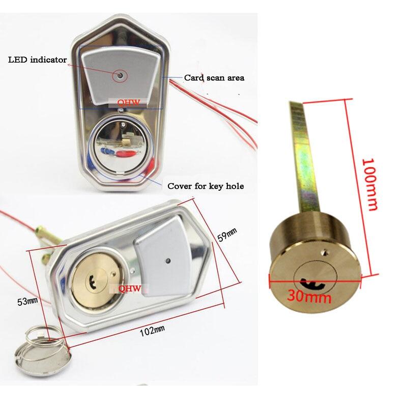 Intelligent Door Lock Video Intercom Compatible Electric Lock Or Wireless Remote Control ID Lock 125Khz Ess Control Lock